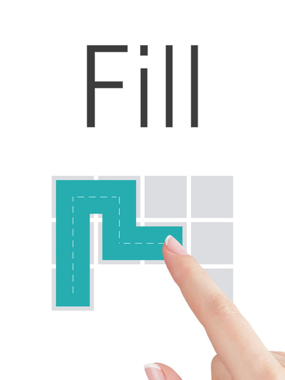 Fill one-line puzzle game