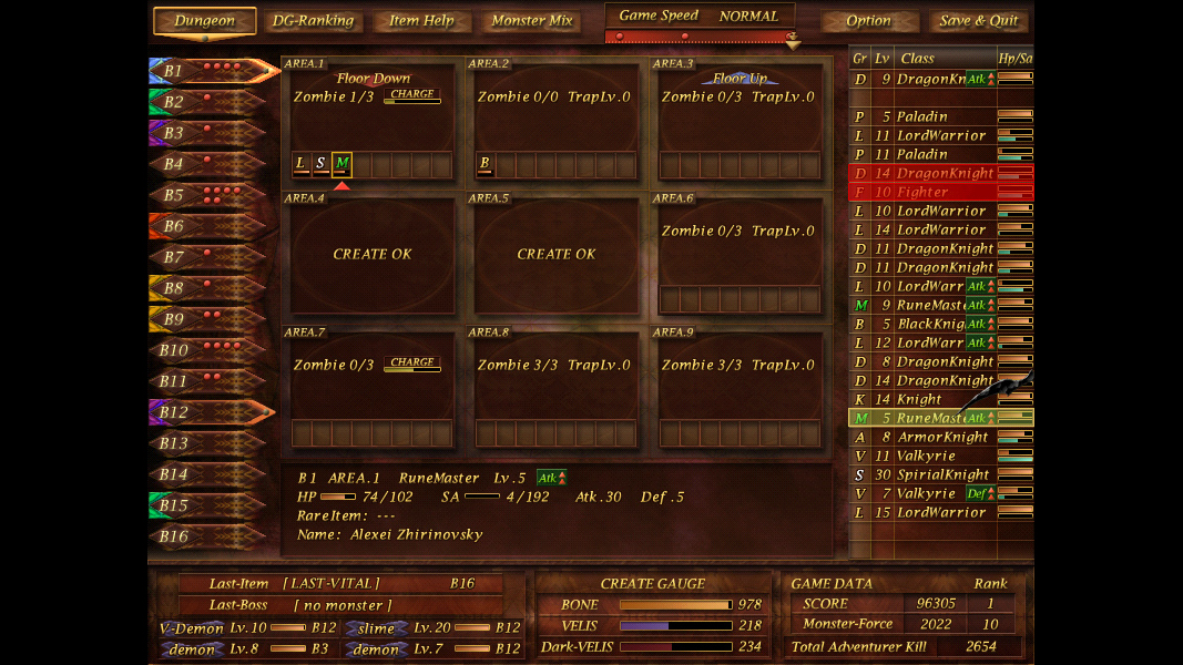 Dungeon Manager ZV