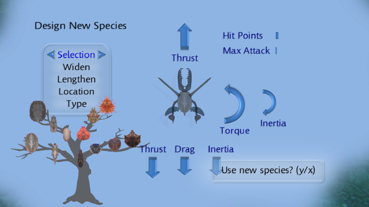 Evolution II: Fighting for Survival