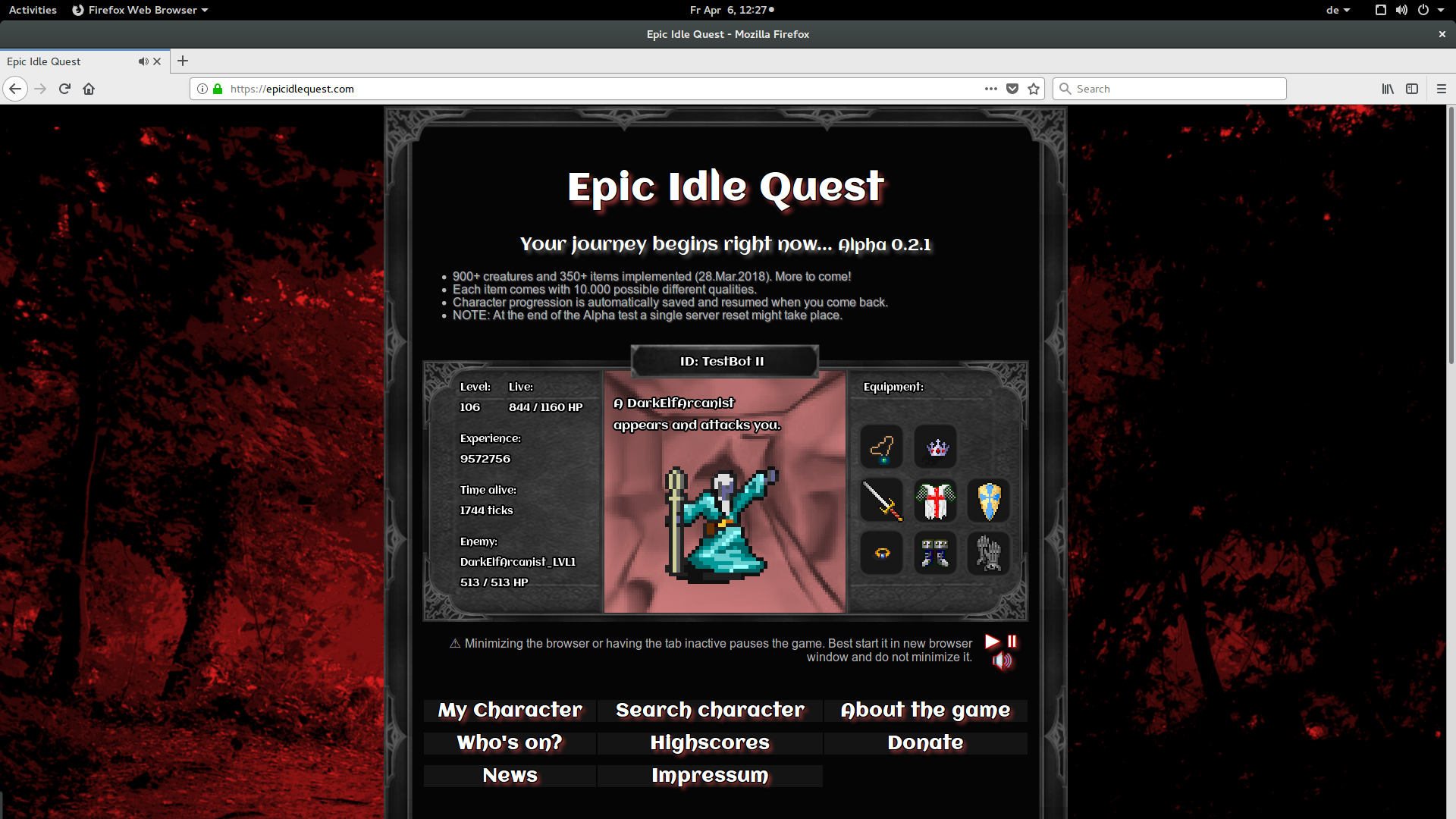Epic Idle Quest