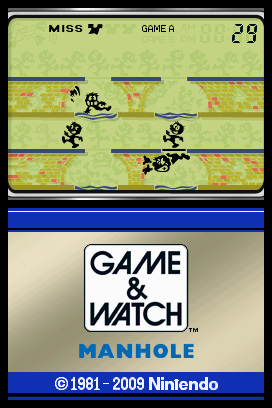 Game &amp; Watch Manhole