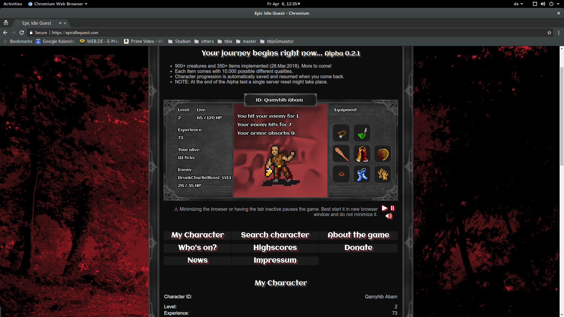Epic Idle Quest