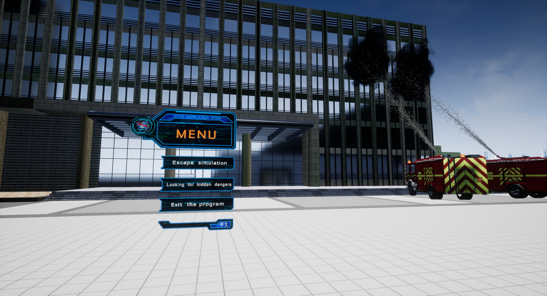 VR Fire Emergency Simulation System