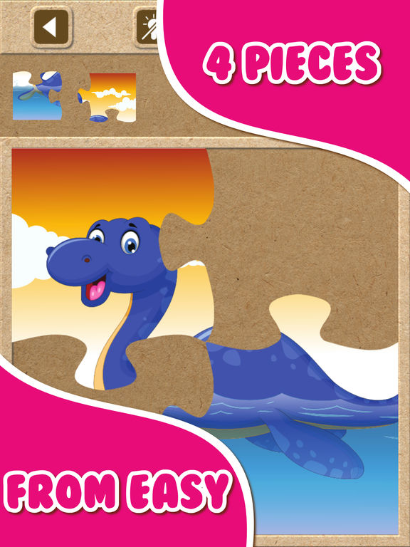 Dinosaur Jigsaw Puzzles – Kids Games for Toddlers