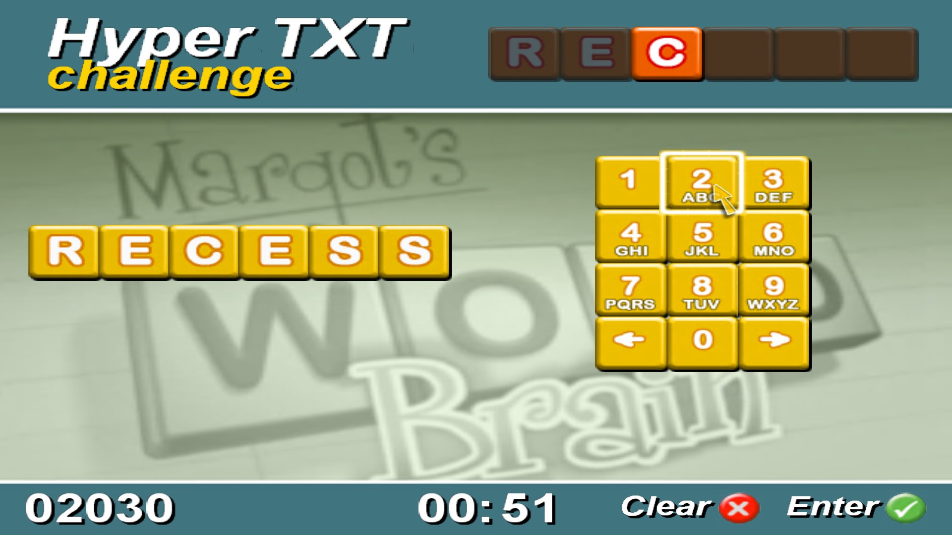 Margot’s Word Brain