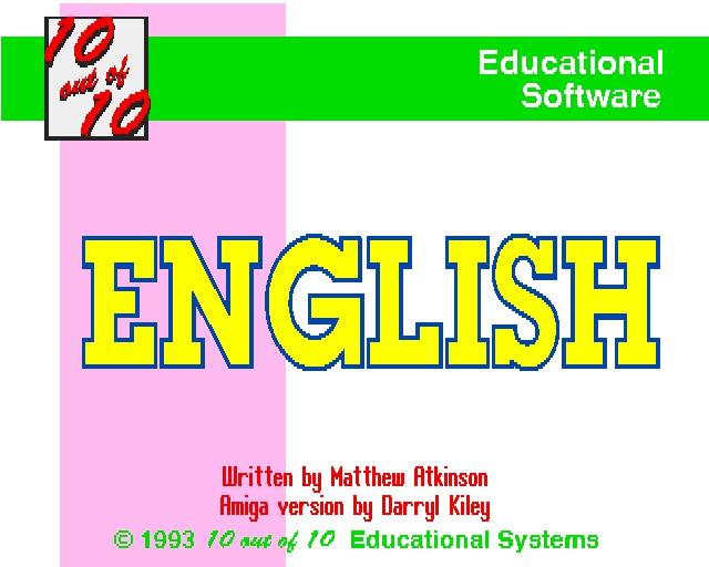 10 out of 10: English