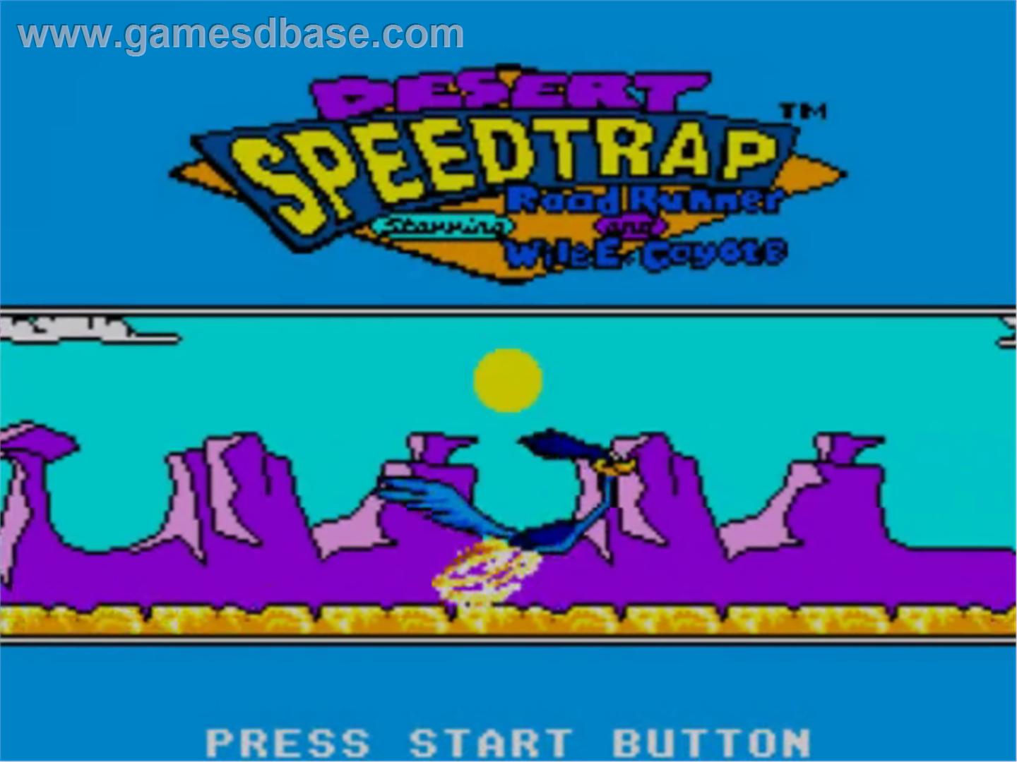 Desert Speedtrap Starring Road Runner &amp; Wile E. Coyote
