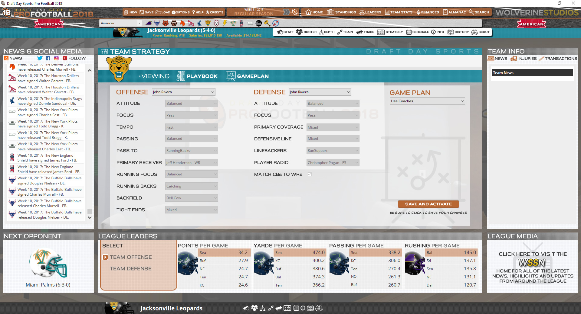 Draft Day Sports: Pro Football 2018