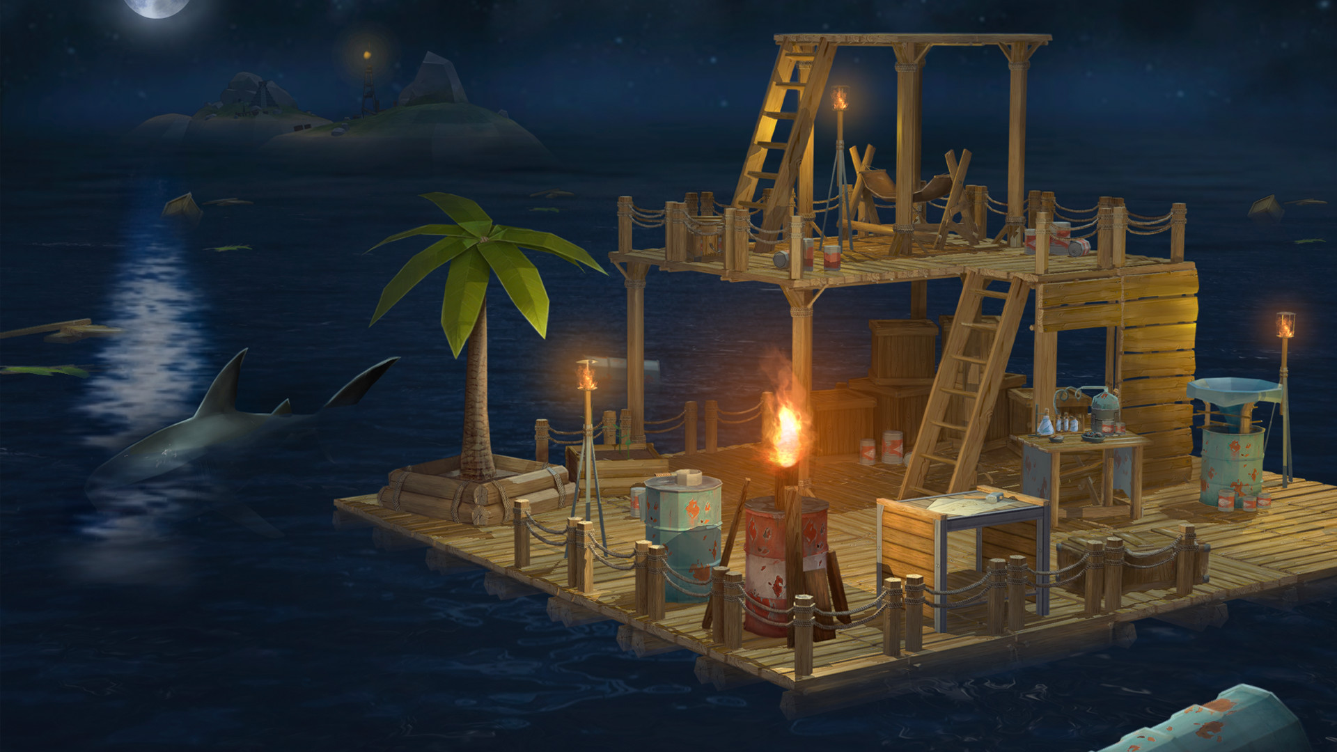 Ocean Nomad: Survival on Raft