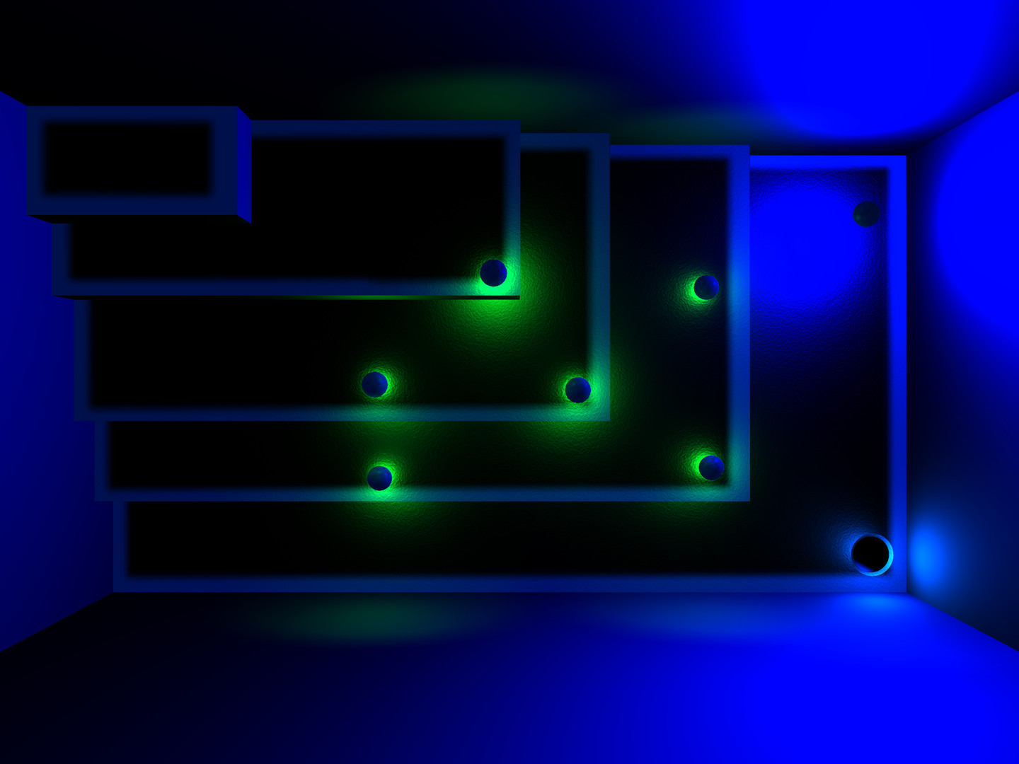 “Glow Ball” – The billiard puzzle game