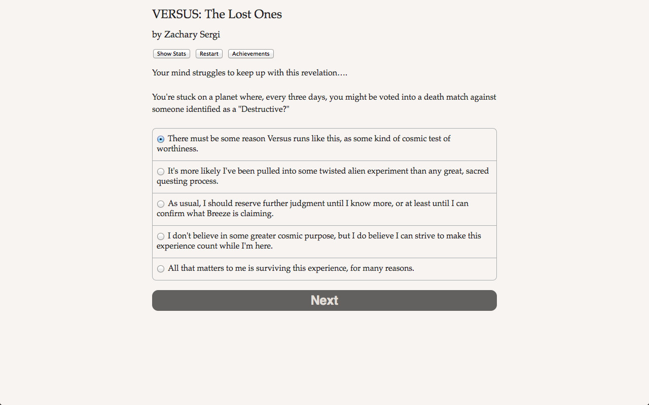 Versus: The Lost Ones
