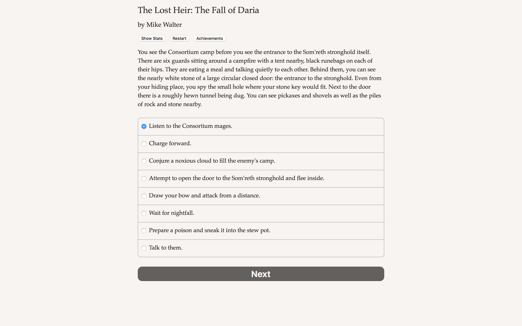 The Lost Heir: The Fall of Daria
