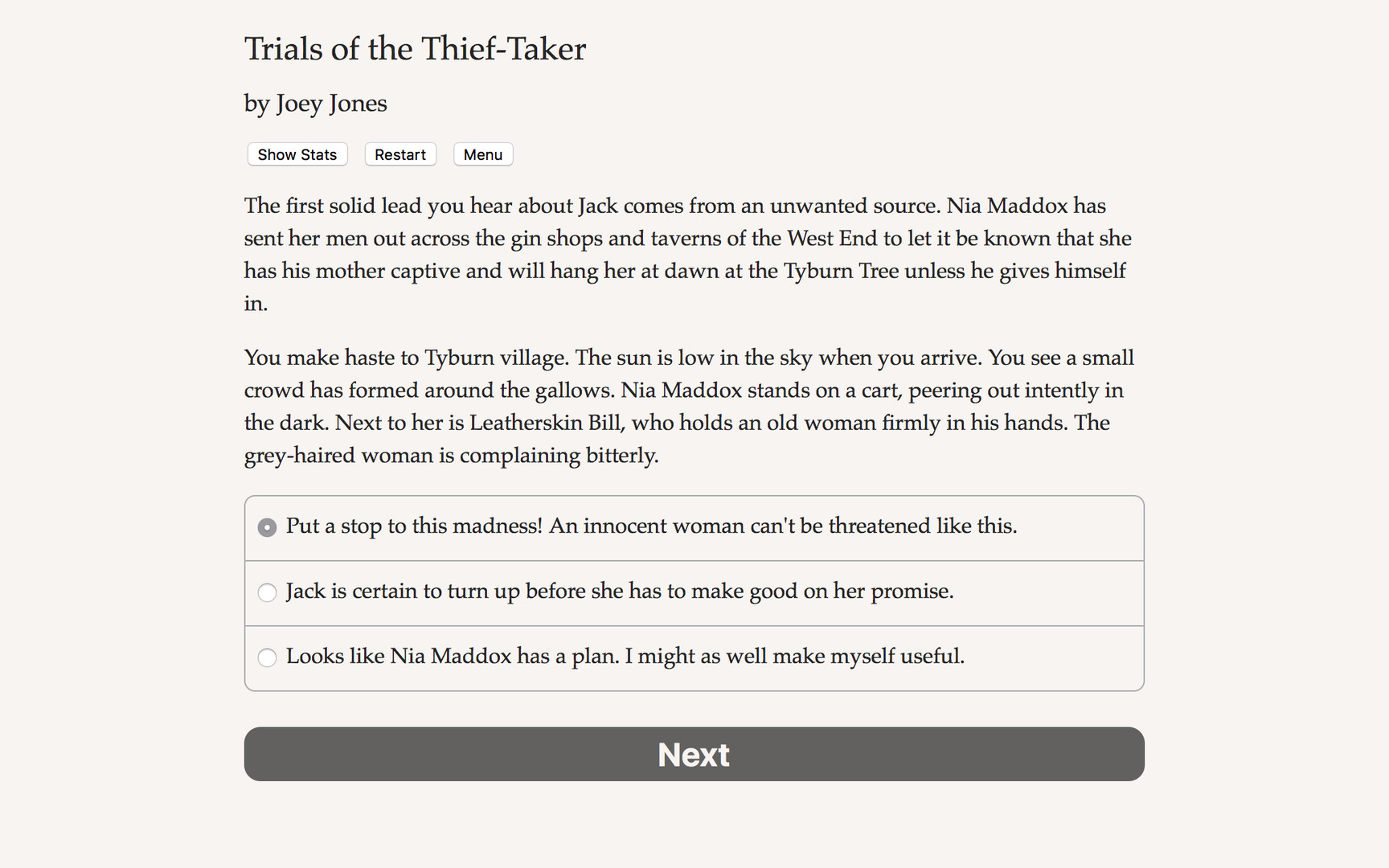 Trials of the Thief-Taker