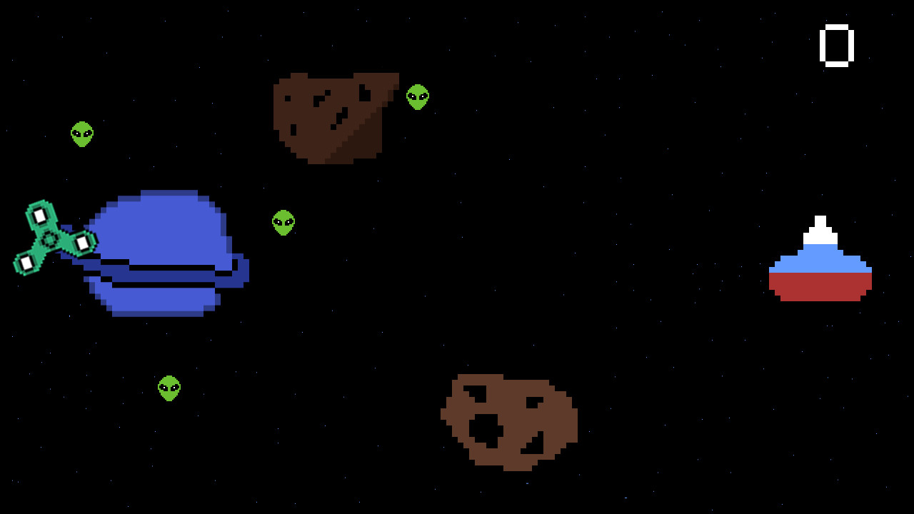 Fidget Spinner In Space