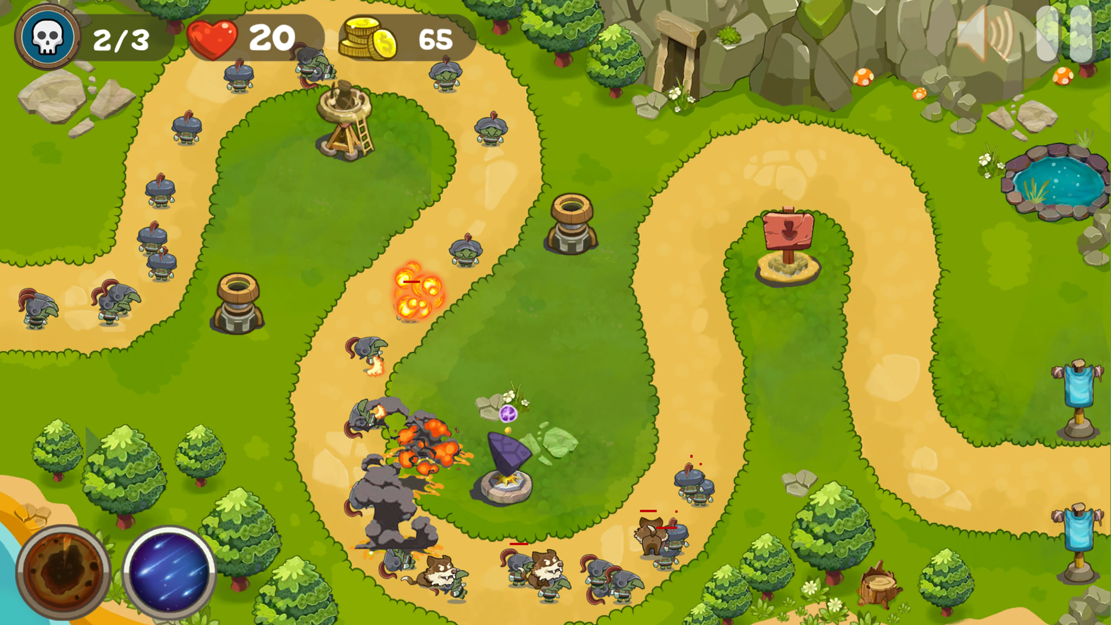 Defend the Tower: Castle Defence Element