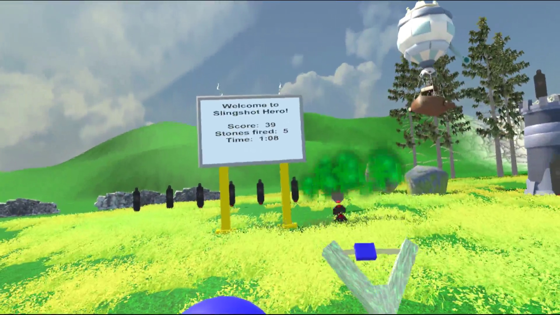 Slingshot Hero VR