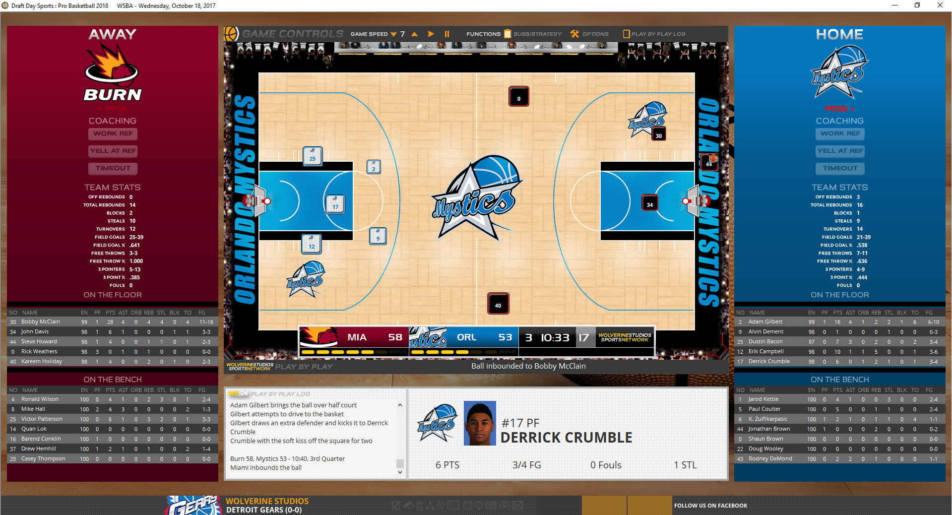 Draft Day Sports: Pro Basketball 2018