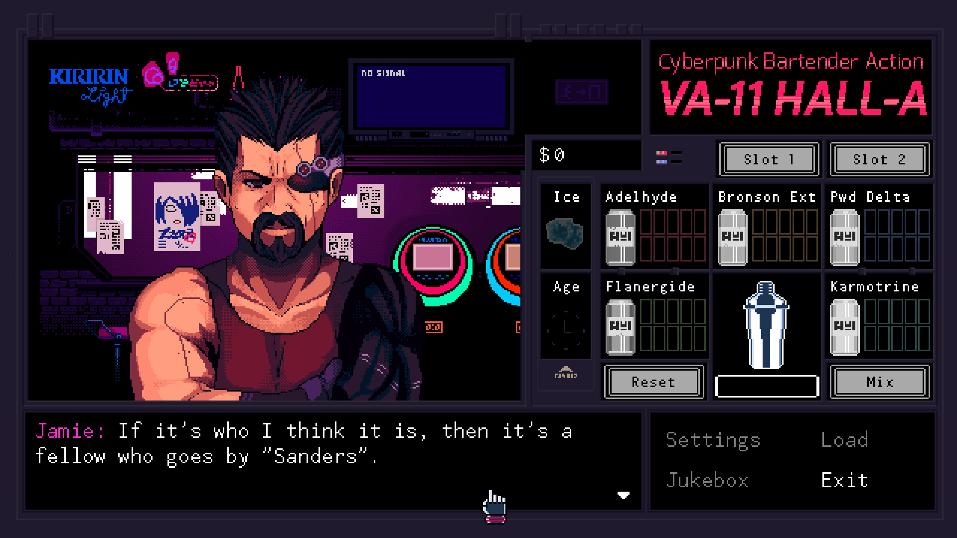 VA-11 Hall-A: Cyberpunk Bartender Action