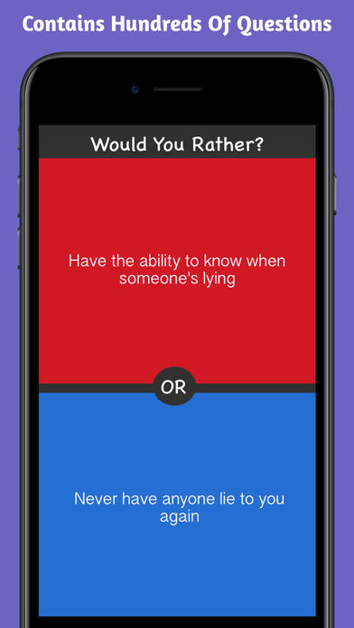 What Would You Choose? Rather