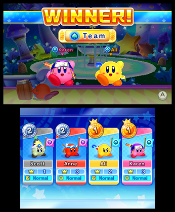 Kirby Fighters Deluxe