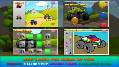 Monster Trucks Kids Racing Game