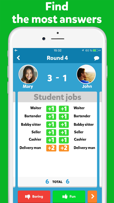 Fight List – Categories Game