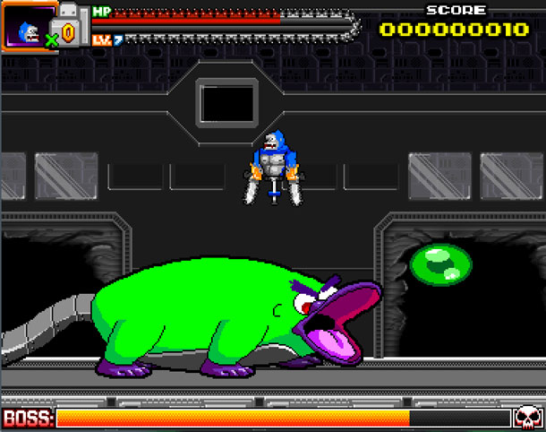 Bionic Chainsaw Pogo Gorilla