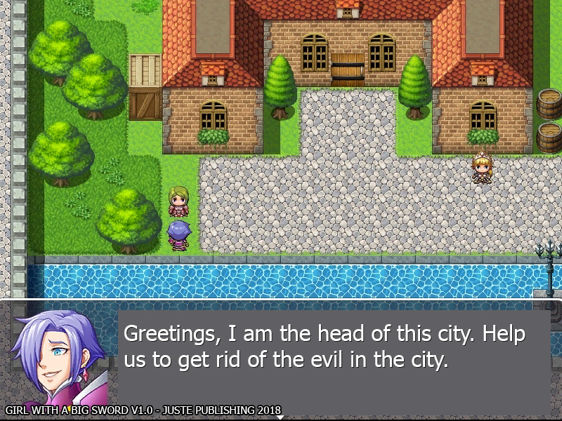 Girl with a Big Sword