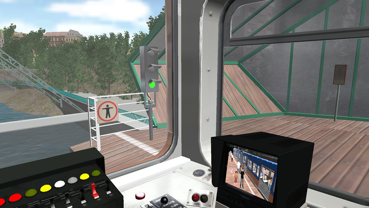 Suspension Railroad Simulator