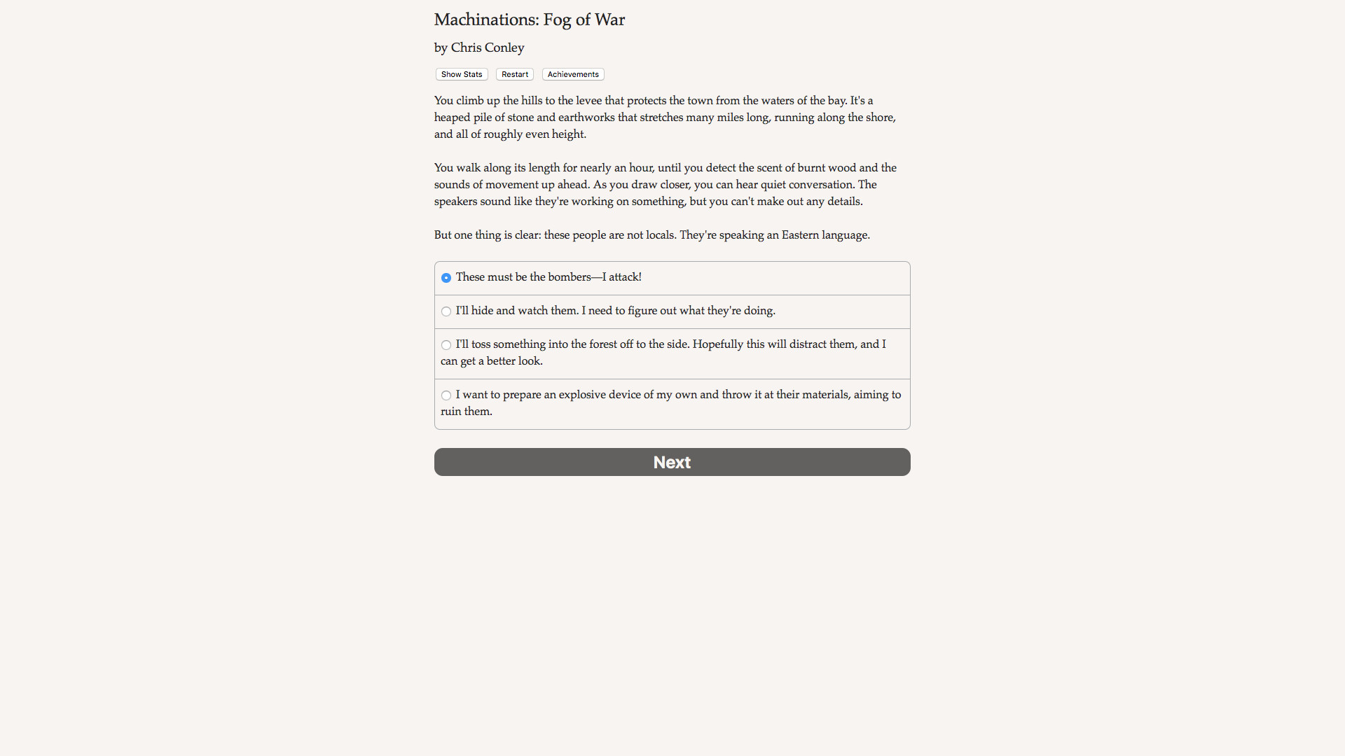 Machinations: Fog of War