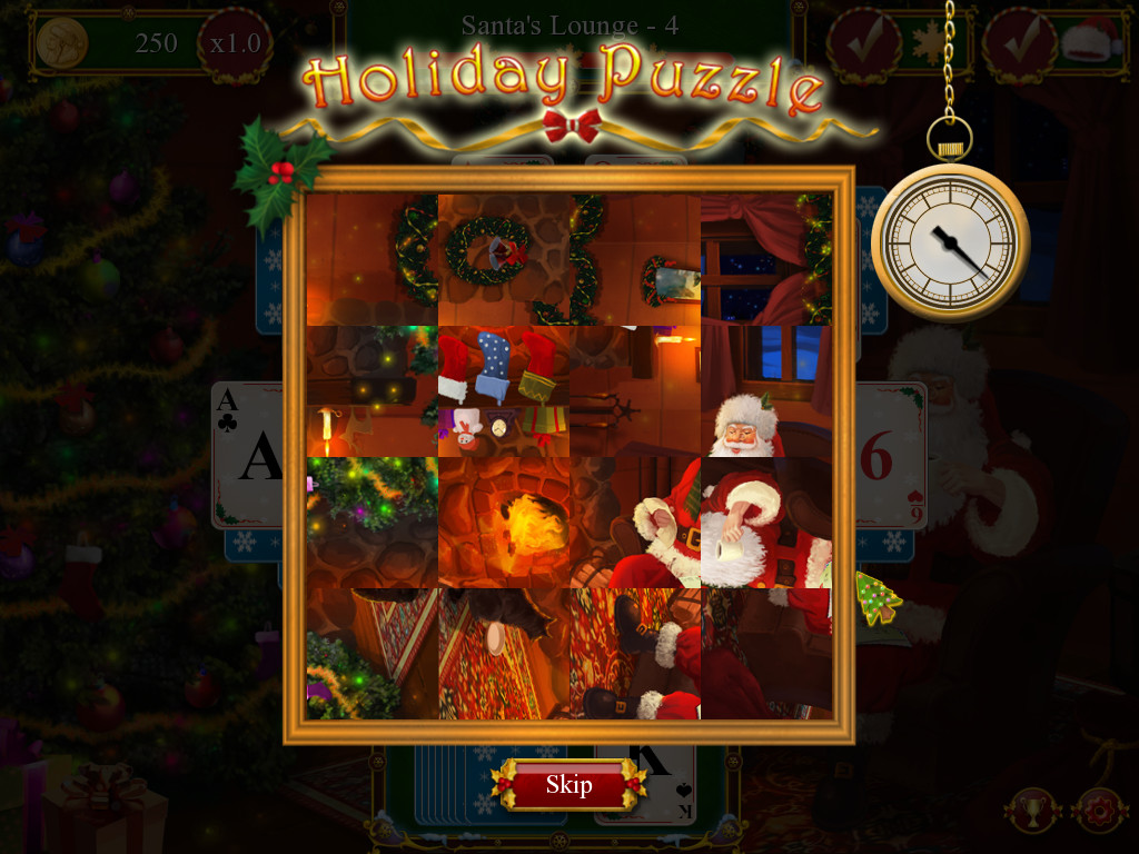 Santa’s Christmas Solitaire
