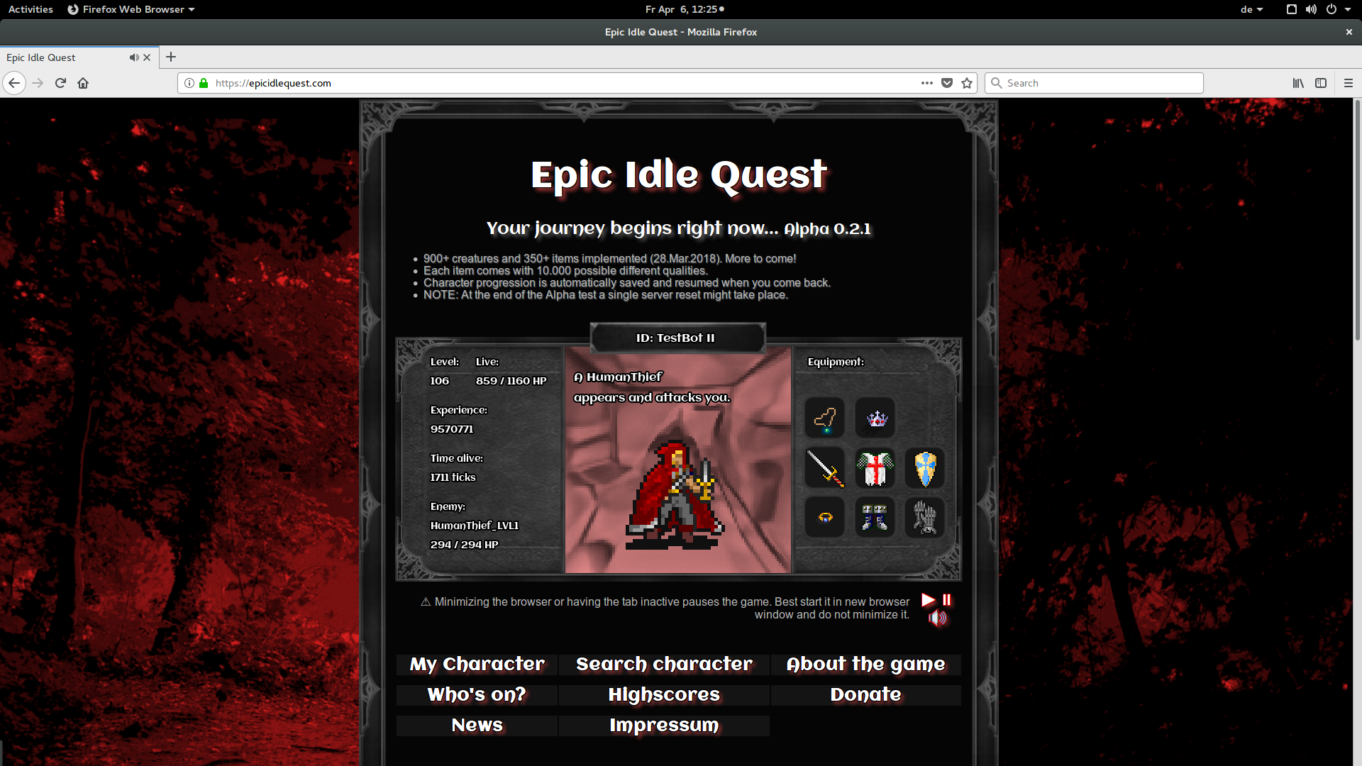 Epic Idle Quest