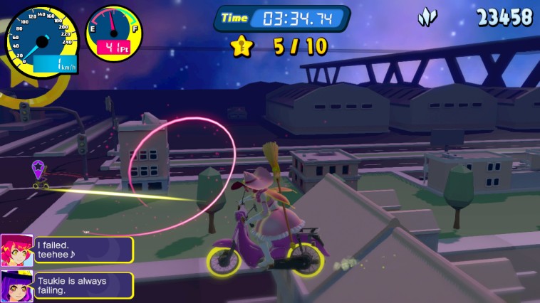 Vroom in the night sky