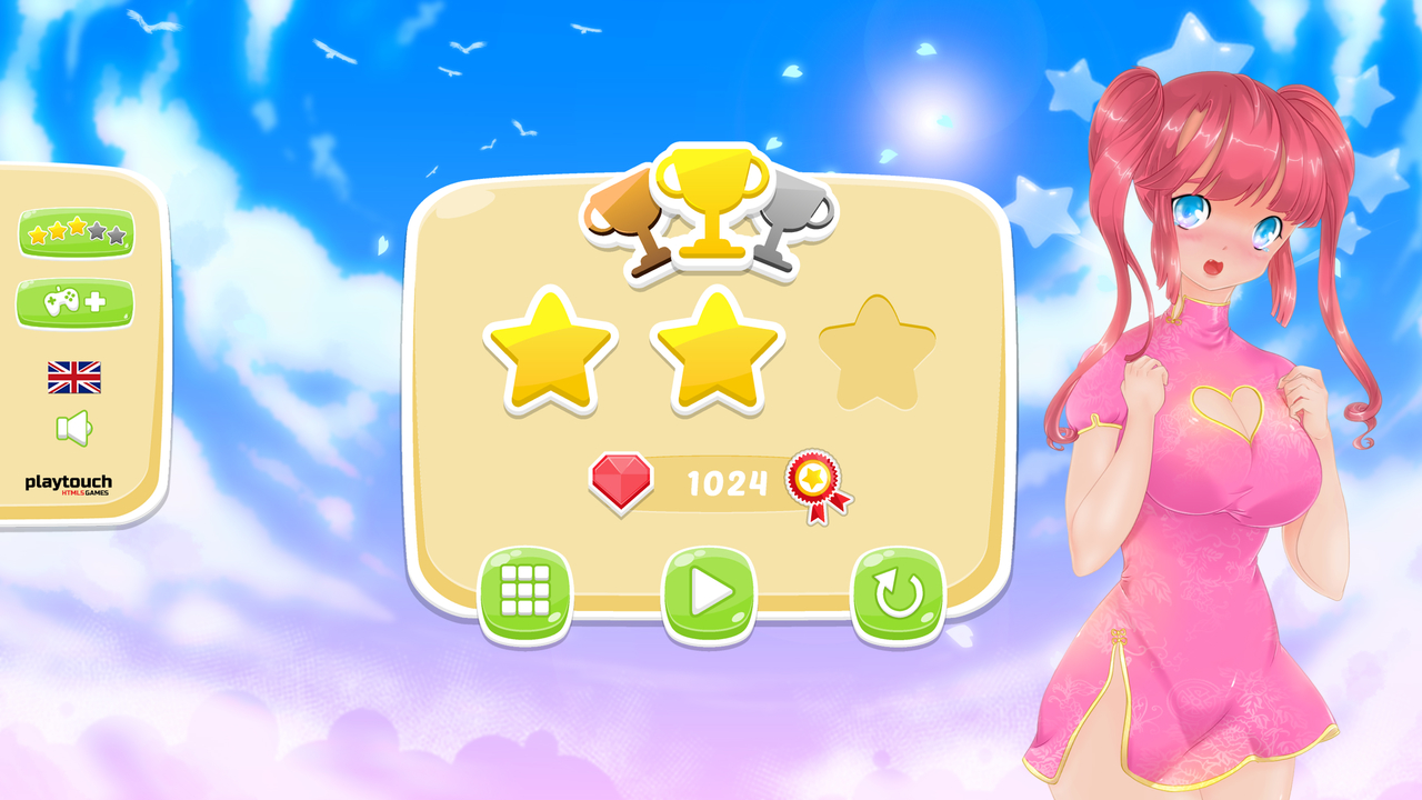 Mahjong Pretty Manga Girls