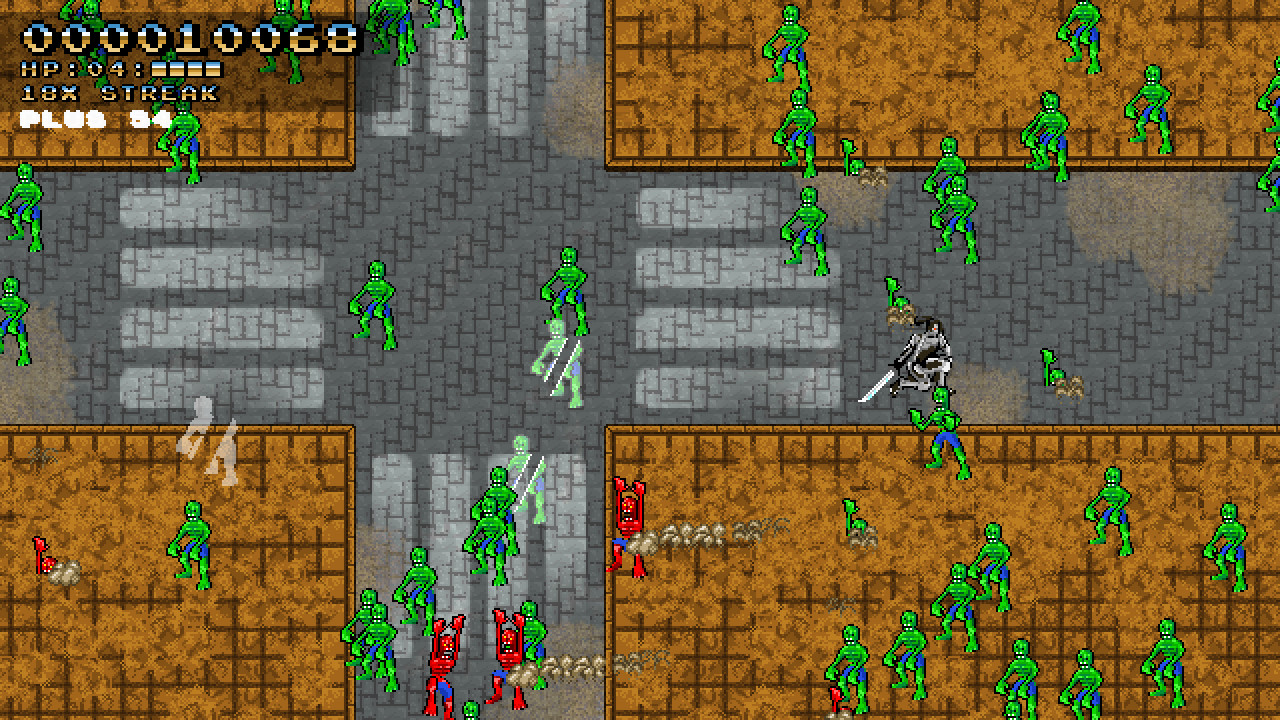 Space Robot Samurai Zombie Slayer