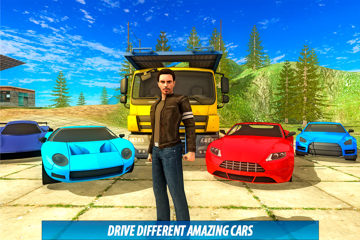 John: Car Transporter Truck 3D