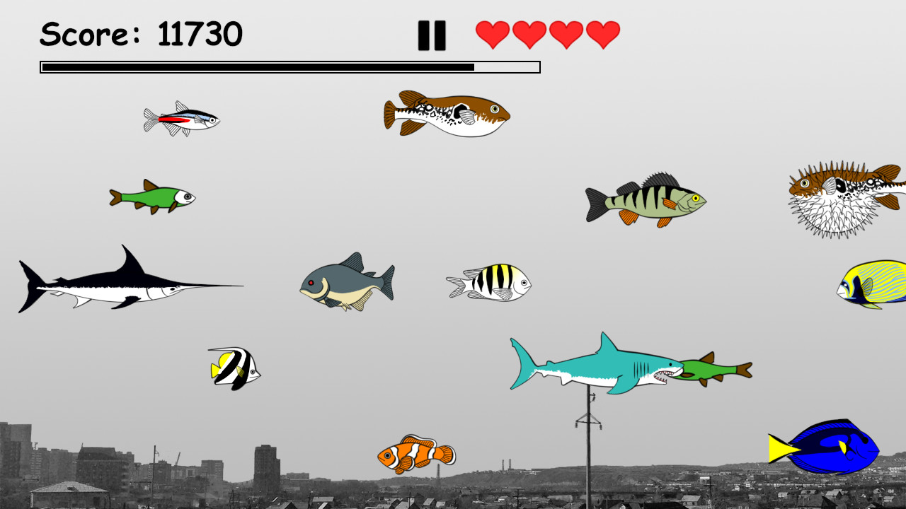 Hungry Games: Survive in a world of predatory fish