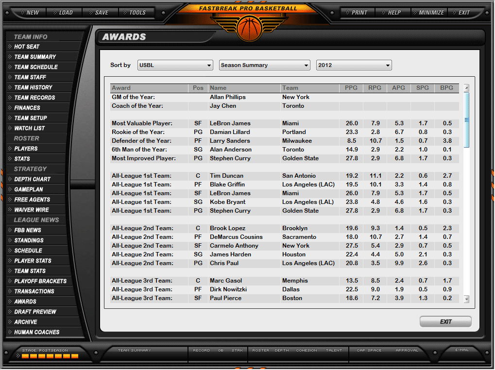 Fast Break Pro Basketball 3