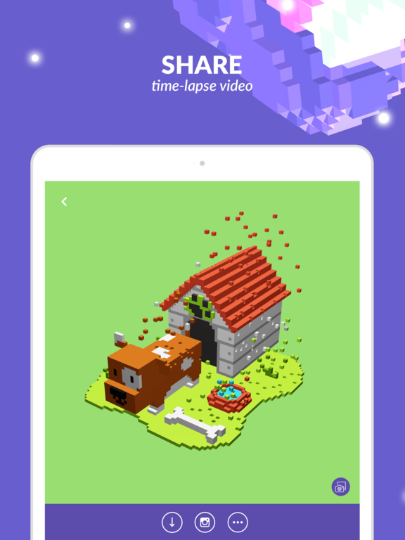 3d Voxel Art: Color by Number