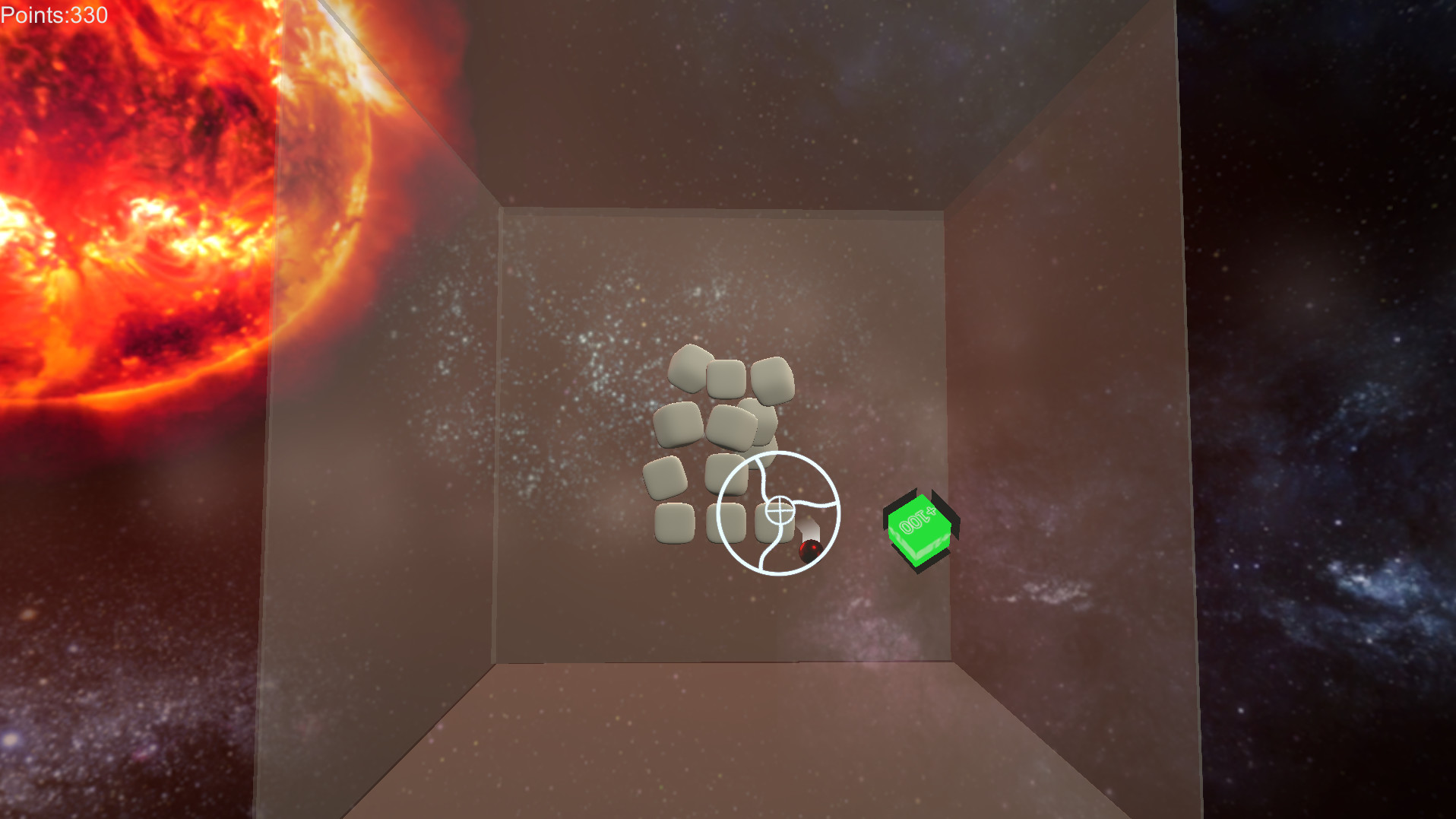 SpaceBall in Cube