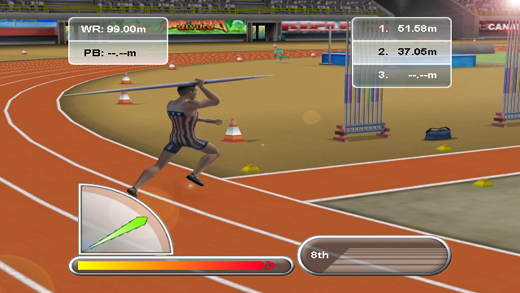 Triple Throwing Sports