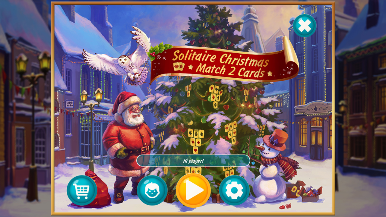 Solitaire Christmas: Match 2 Cards