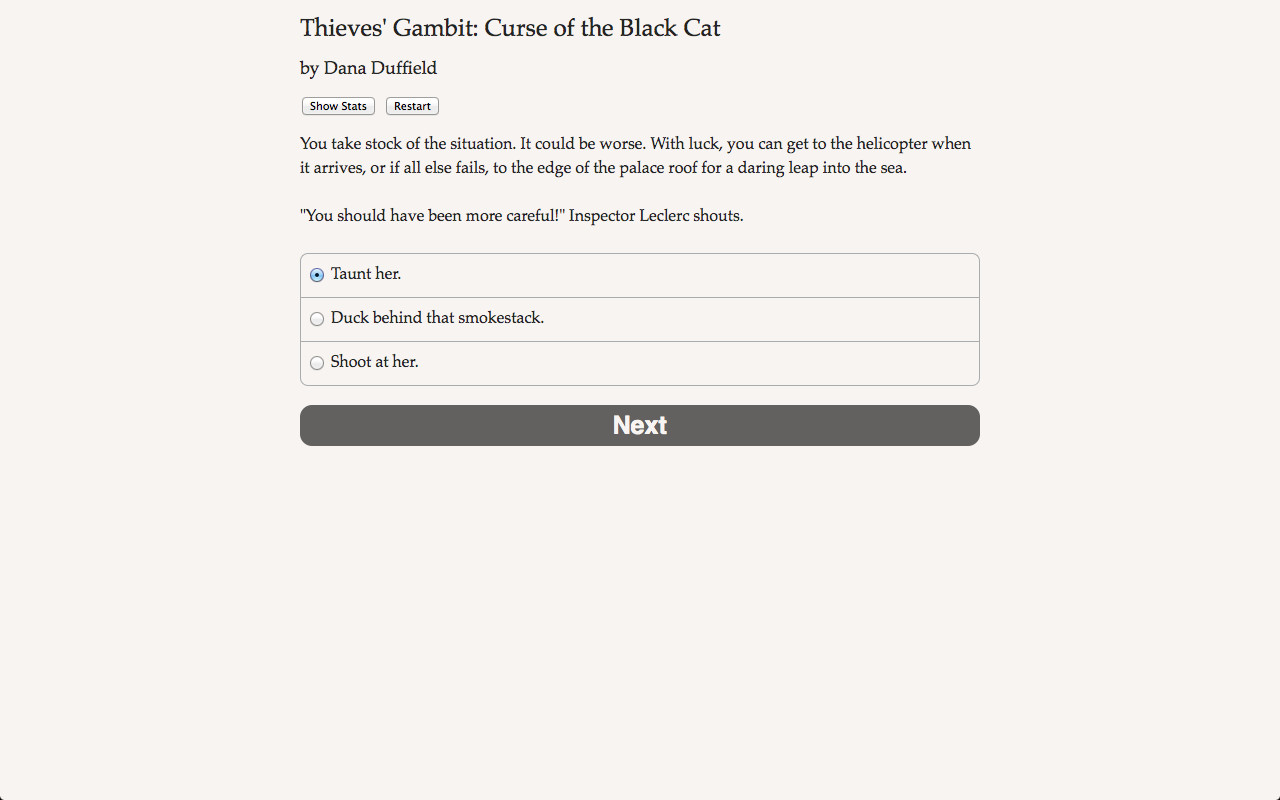 Thieves’ Gambit: The Curse of the Black Cat