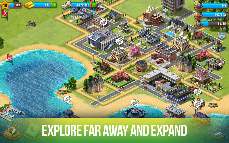 Paradise City Island Sim Town