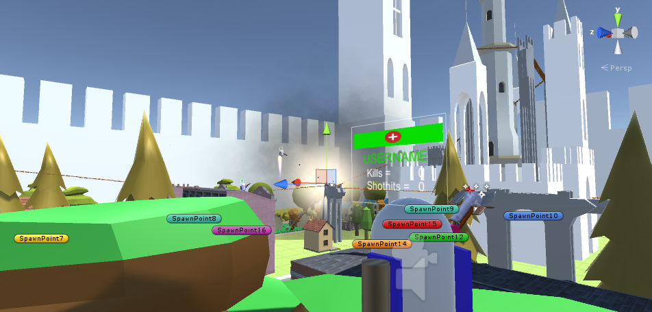 Arcade Style Bot Ball Shooting Multiplayer Game