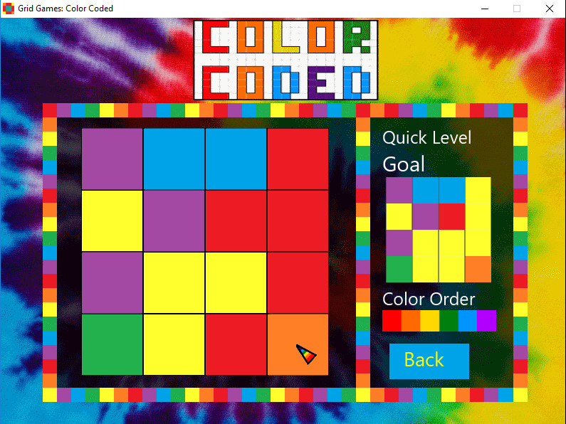 Grid Games: Color Coded