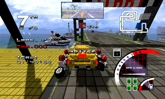 3D Pixel Racing