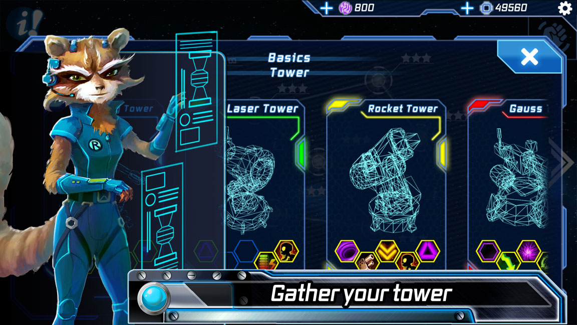 Module TD. Sci Fi Tower Defense