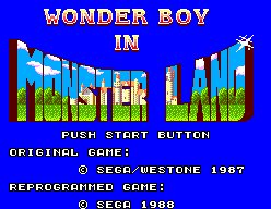 Wonder Boy: Monster Land