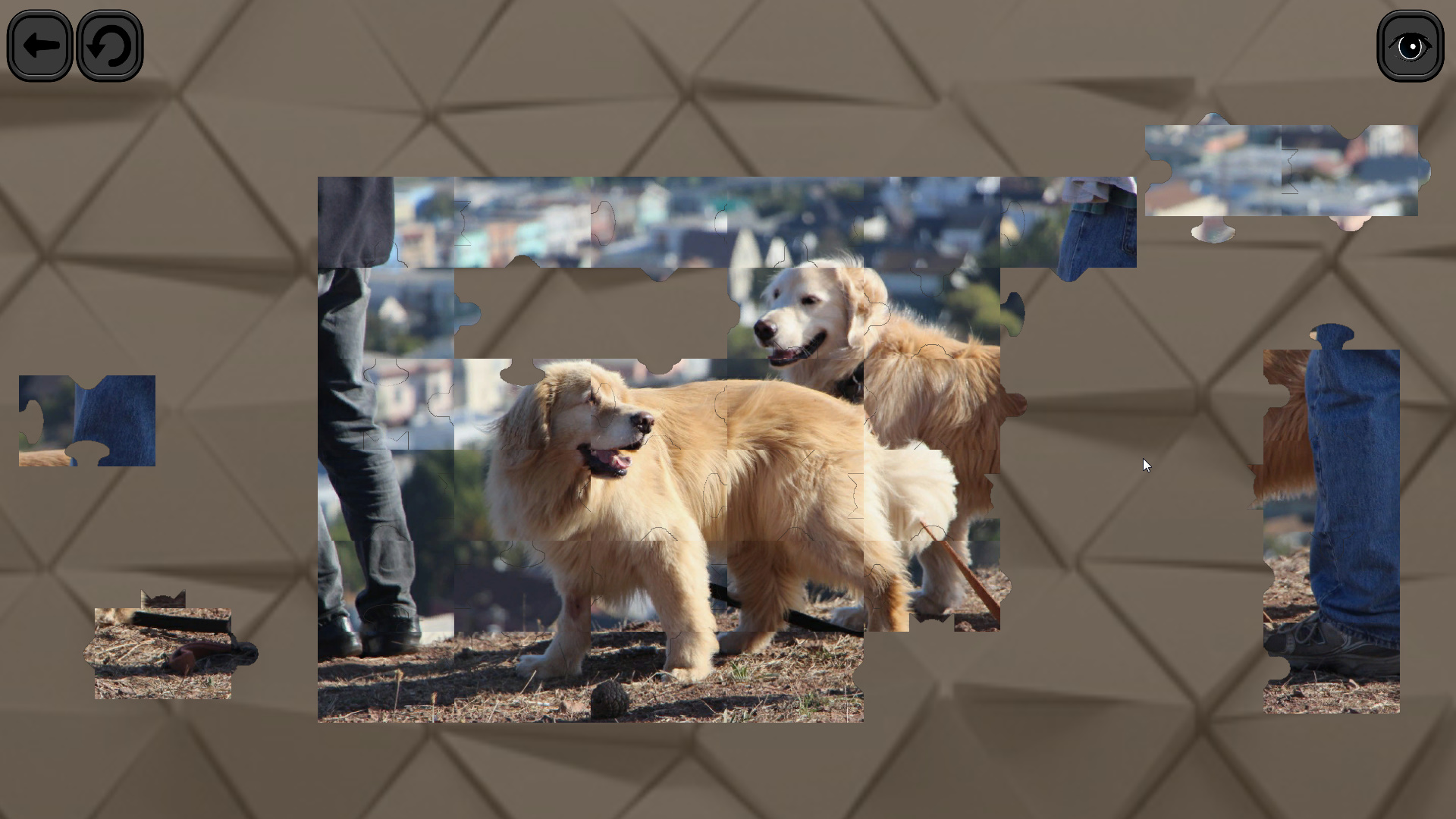 Puzzles for smart: Dogs